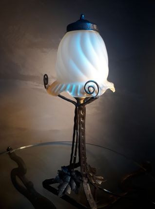 lampe fer forgée   1930   electricité refait au norme   14x3