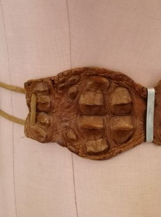 Ceinture en croco vintage 