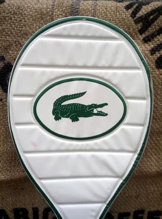 Raquette Lacoste vintage et sa housse de protection