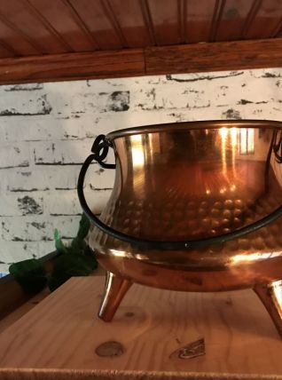 Très beau chaudron cuivre
