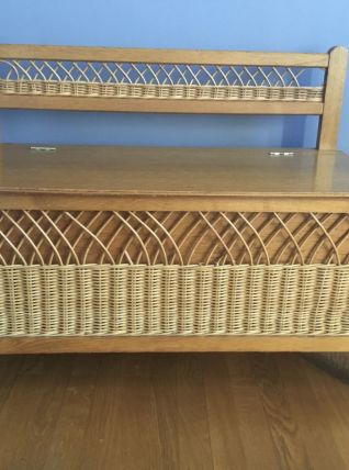 Coffre à jouet vintage