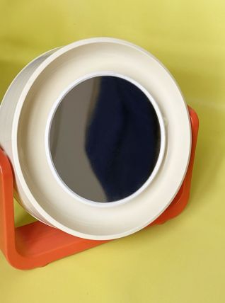 Vintage Miroir Plastique Allibert Design Annees 70