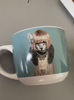 2 mugs déco année folles 