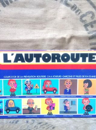Jeu de société vintage "L'autoroute" - Edmond Dujardin