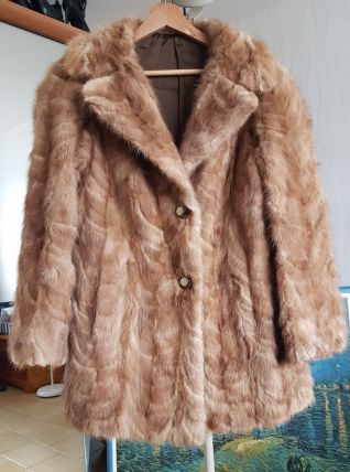 Fourrure en patte de Vison, très belle veste