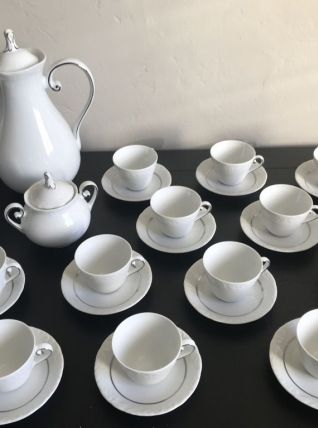 Service à café en porcelaine