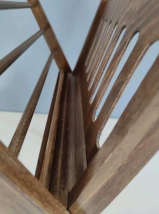 porte-revues Braakman en hêtre des années 70