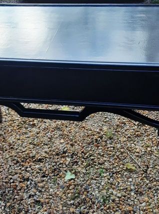 Bureau laqué noir