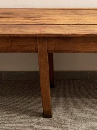 Table de ferme vintage ou double bureau