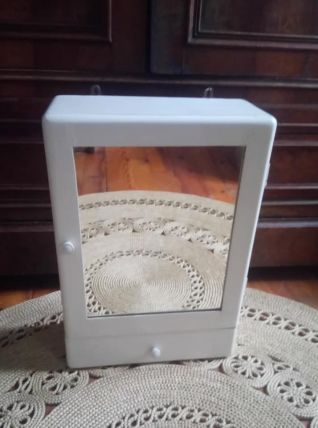 Ancienne armoire de toilette en bois - Années 50/60