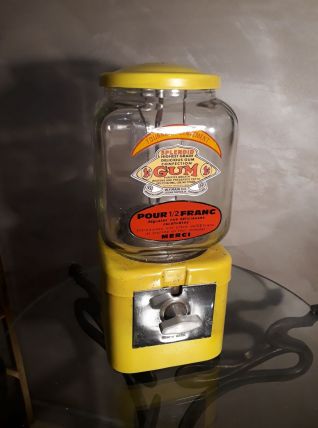  Distributeur bonbon gumball,1940/50. ,tres beau  8kl, h38x1