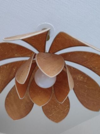 suspension XXL fleur de lotus  Robert Schuytener 2 corolles