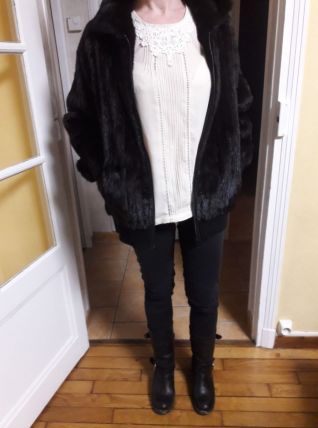 veste en vison