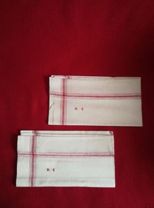 Torchon  ancien en lin