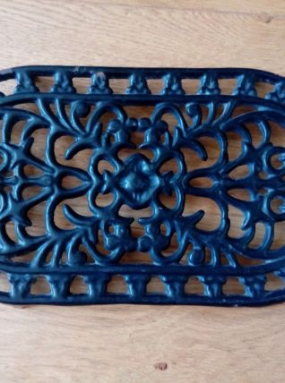 Dessous de plat en fonte émaillée noire