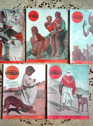 5 numéros de la revue "Sciences et voyages" - Années 50