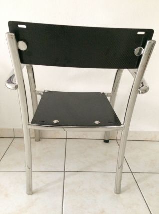 Chaises assise carbone plein