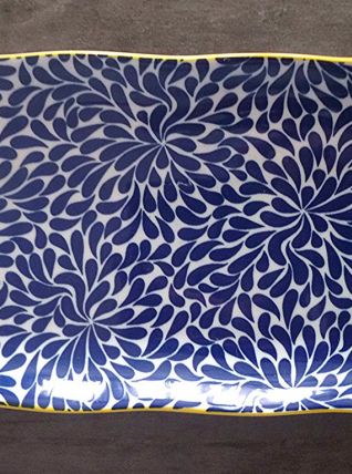 Plat  rectangulaire en ceramique