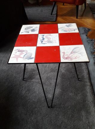 Table d'appoint des années 50