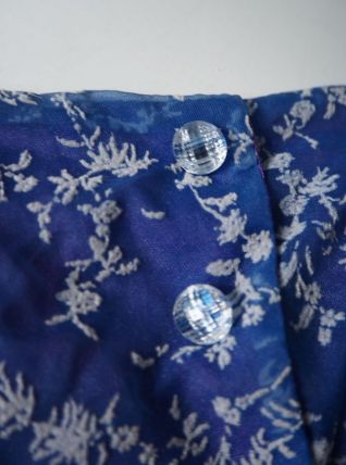 Authentique robe full circle en organdi vintage 50's