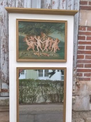 Miroir trumeau style Louis XVI 104x66cm