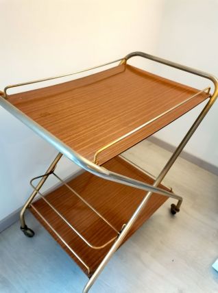 Desserte années 50 formica et chrome