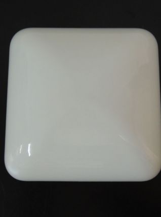 Plafonnier carré en opaline