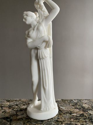 Statue marbre blanc 