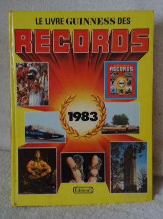 Livre Guinnes des Records 1983 , illustré 498 pages