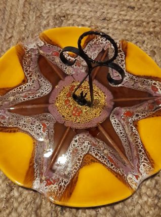 Plat de service Signé Vallauris So vintage!