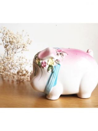 Tirelire cochon vintage 