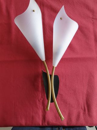 applique vintage années 60 double branche applique vintage a