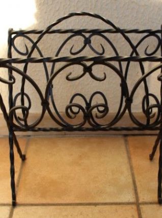 Porte-revues fer forgé 60’s 