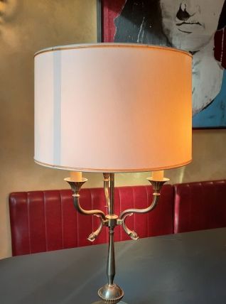 Grande lampe en bronze