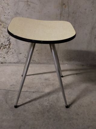 Tabouret en formica années 60