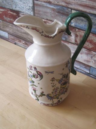 Pichet en faïence marque  G. Brachet   .Lincolor .Terrasson 
