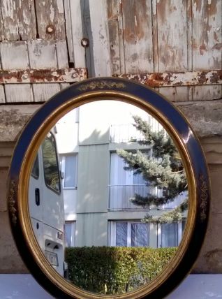 miroir ovale époque xix