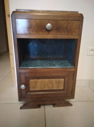 Table chevet vintage année 50 relookée