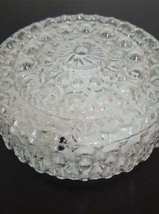 Plafonnier rond en verre