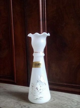 Ancien vase en opaline  BT itlay (années 60)