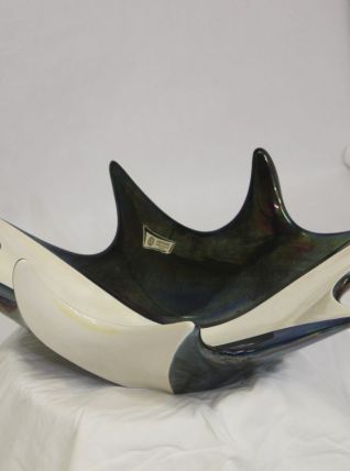 Coupe à fruits vintage VERCERAM - année 50 fabrication franç