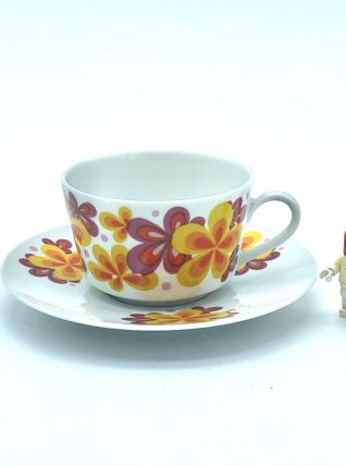 Tasses à café 1970 porcelaine Bavaria