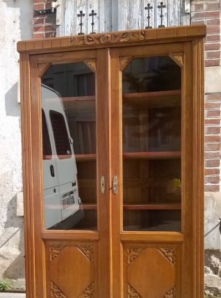 armoire vitrine époque art déco