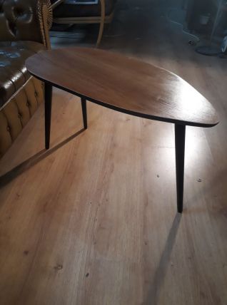 table basse asymétrique   tres jolie(forme libre) 1960 a 70 