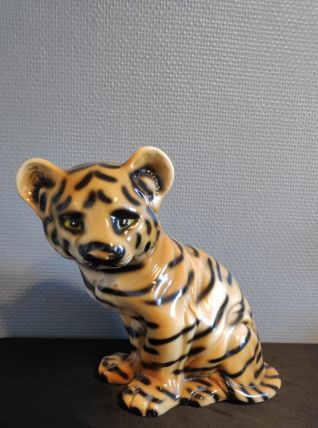 tigre ancien en céramique