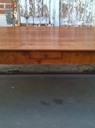 Table de ferme en noyer époque 19eme
