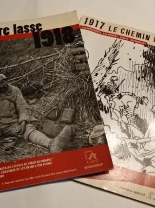 2 revues "1917 le chemin des dames" et "1918 de guerre lasse