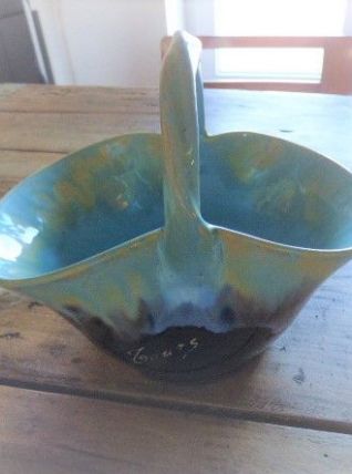 Vase décoratif de Tours avec ANSE année 50