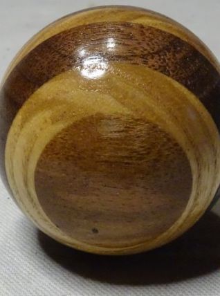 Boule vintage de levier de vitesse bois multicolore 2
