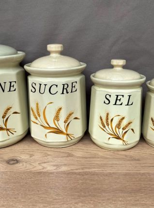 Série de 4 pots à épices